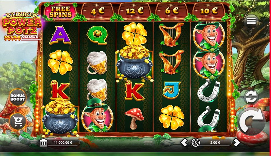 Rainbow Power Potz Ultranudge: Online Casino Slot Game Review